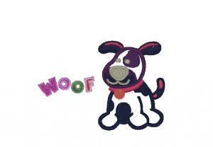 卡通狗-woof
